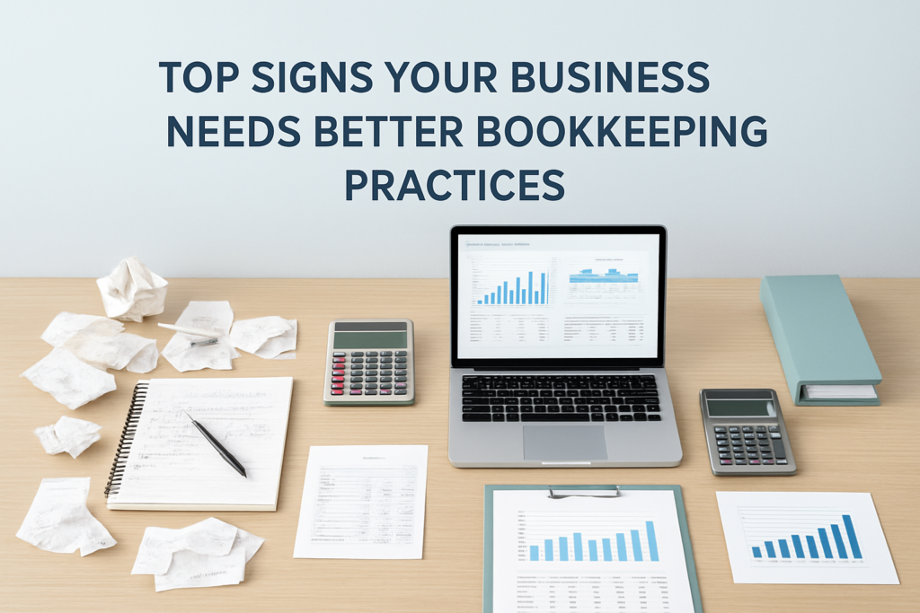 Signs Your Business Needs Better Bookkeeping